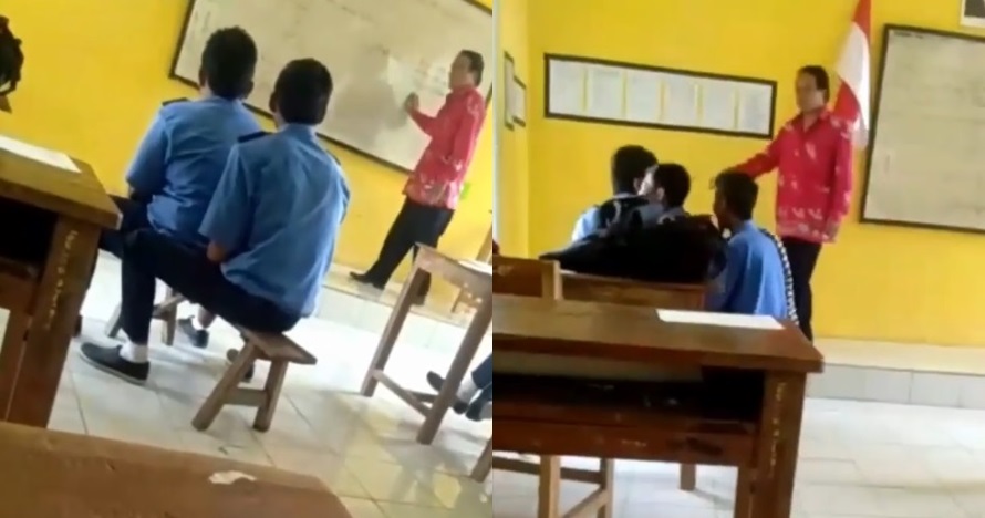 Viral siswa main 'kuda-kudaan' saat guru mengajar, bikin miris