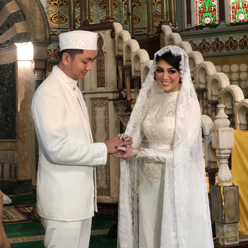 10 Momen akad nikah Ariska Putri & Tengku Ryan, sakral dan haru