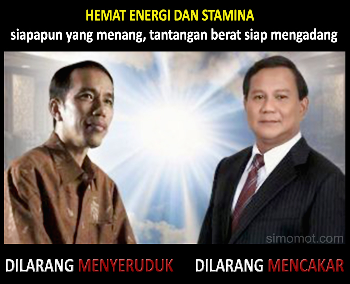 10 Foto editan Jokowi-Prabowo ini bikin adem jelang pilpres