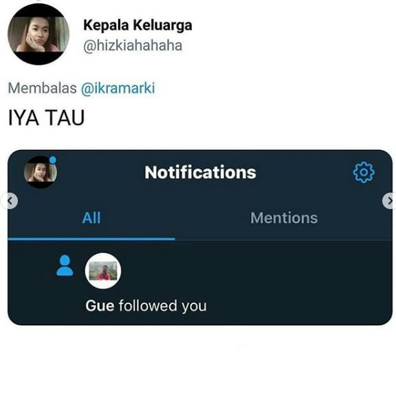 9 Perpaduan nama akun dengan notifikasi Twitter ini kocak abis