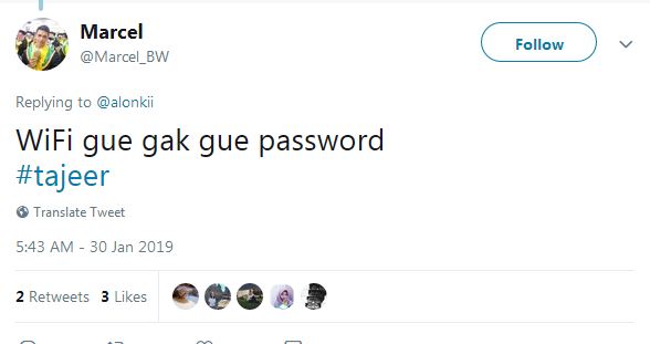 10 Cuitan #Tajeer warganet ini bikin sobat misqueen jadi ngakak