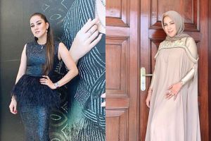 10 Momen Olla Ramlan berhijab saat umrah ini bikin pangling