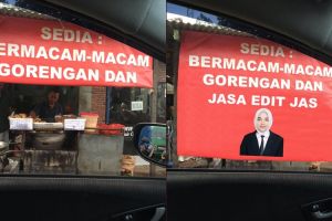 10 Editan lucu spanduk gorengan terlipat ini malah bikin ngakak