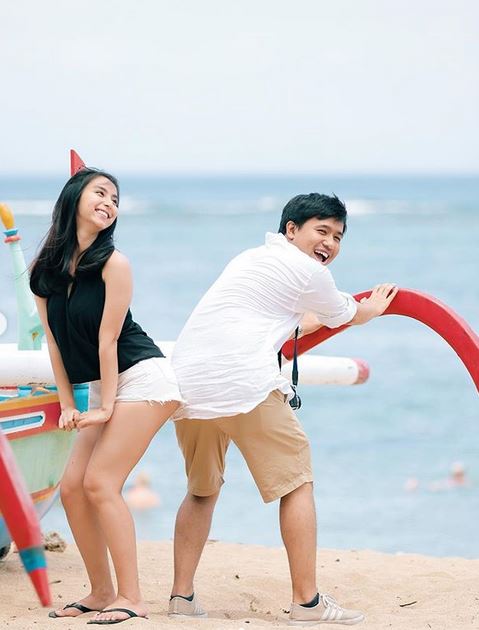 9 Potret konyol Joshua Suherman dan Clairine Clay