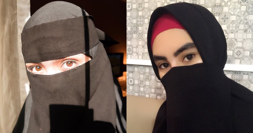 Gaya 11 seleb cantik saat kenakan cadar, ada Olla Ramlan
