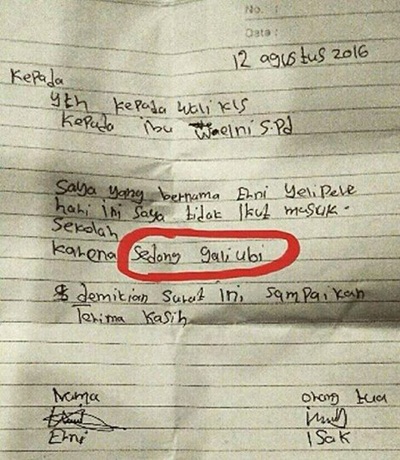 15 Surat izin tidak masuk & telat ke sekolah ini alasannya kocak