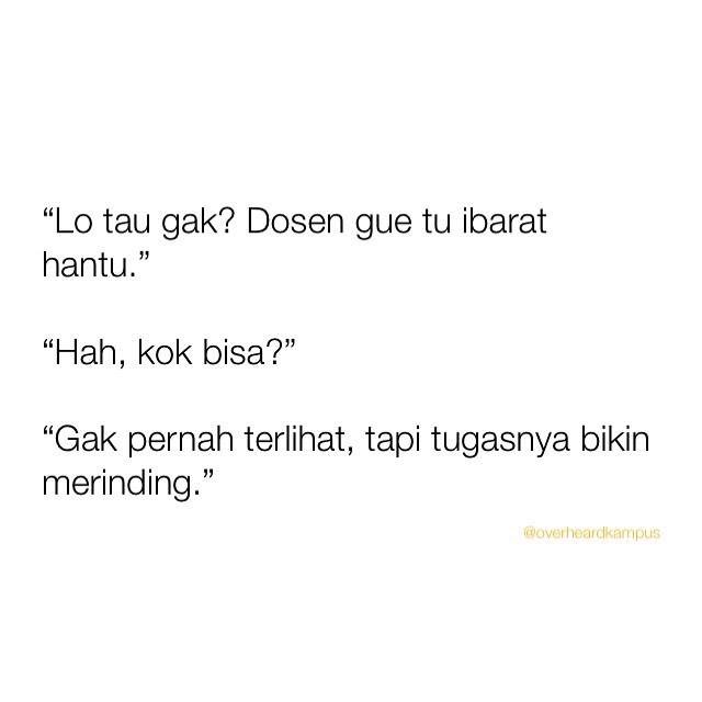 12 Percakapan lucu keluhan mahasiswa ini bikin ketawa