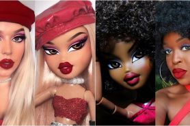 10 Inspirasi makeup mirip boneka Bratz, bikin gemes