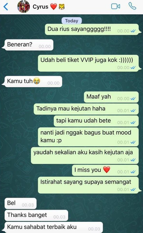 Chat ngenes bikin surprise ke gebetan ini endingnya sedih banget