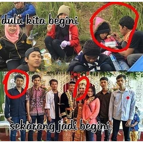 20 Meme lucu kalau datang ke pernikahan mantan, bikin auto baper