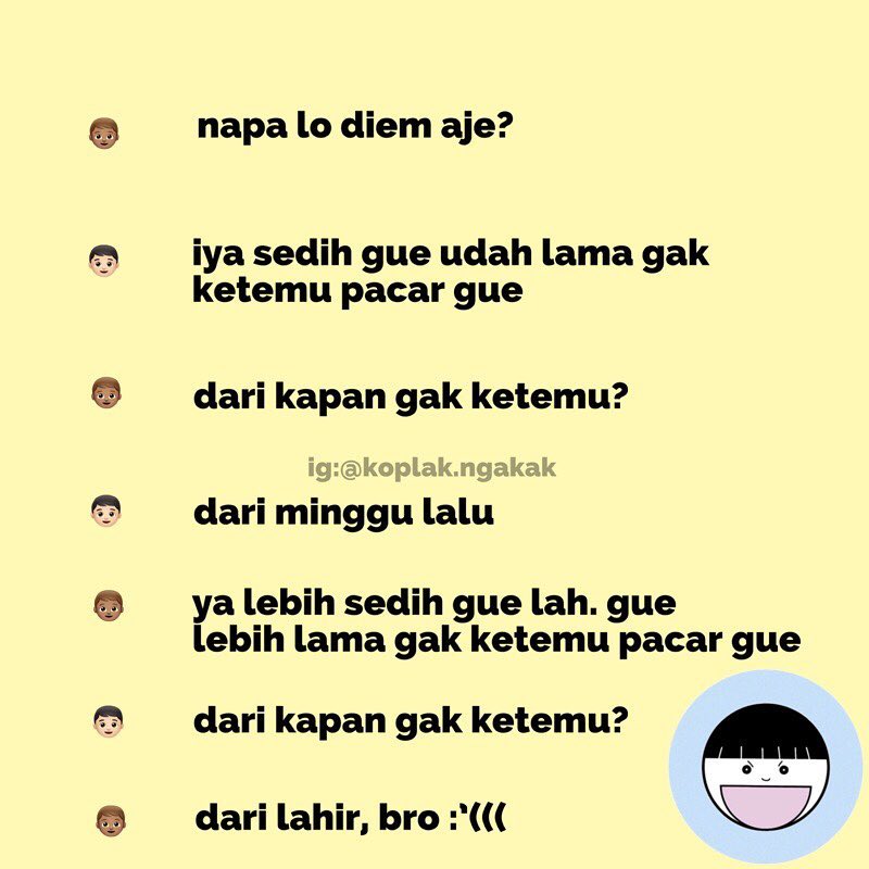 12 Chat lucu 'biar jomblo berimajinasi' ini bikin nyengir