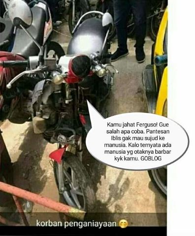 10 Meme lucu pria rusak motor saat ditilang ini bikin tepuk jidat