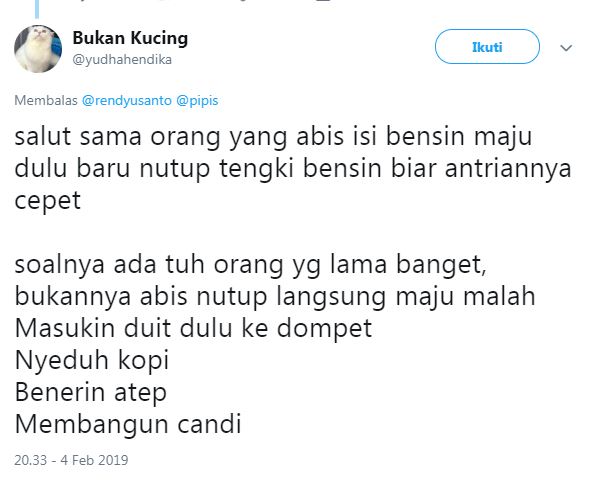 9 Kelakuan orang beli bensin di SPBU ini bikin ketawa kesel