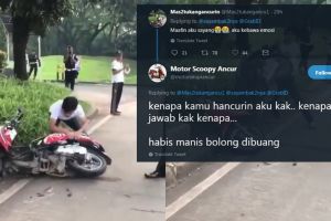 Cuitan akun @sayambak2nya dan @motorskupiancur ini kocak banget