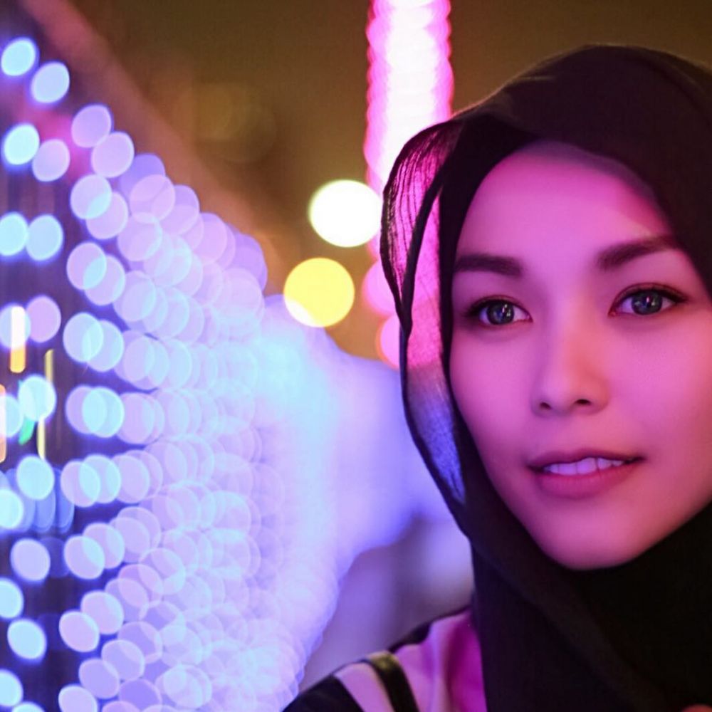 12 Pesona Metha Yunatria, istri Uki Noah yang mantap berhijab