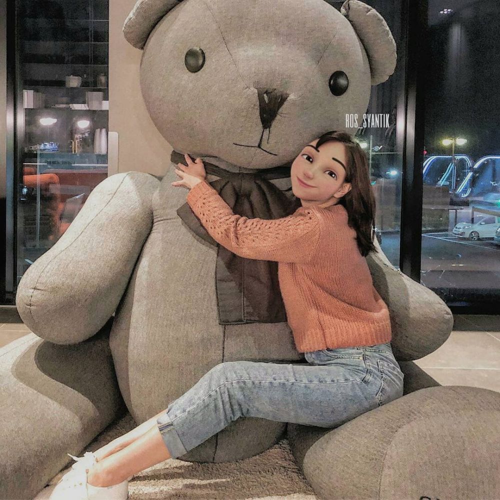 15 Editan foto Kak Ros Upin Ipin jadi selebgram ini epik banget