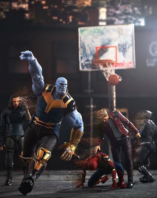 10 Ilustrasi para superhero tanding basket, rusuh banget