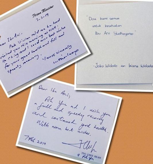 4 Potret kiriman bunga dan doa kesembuhan untuk Ani Yudhoyono