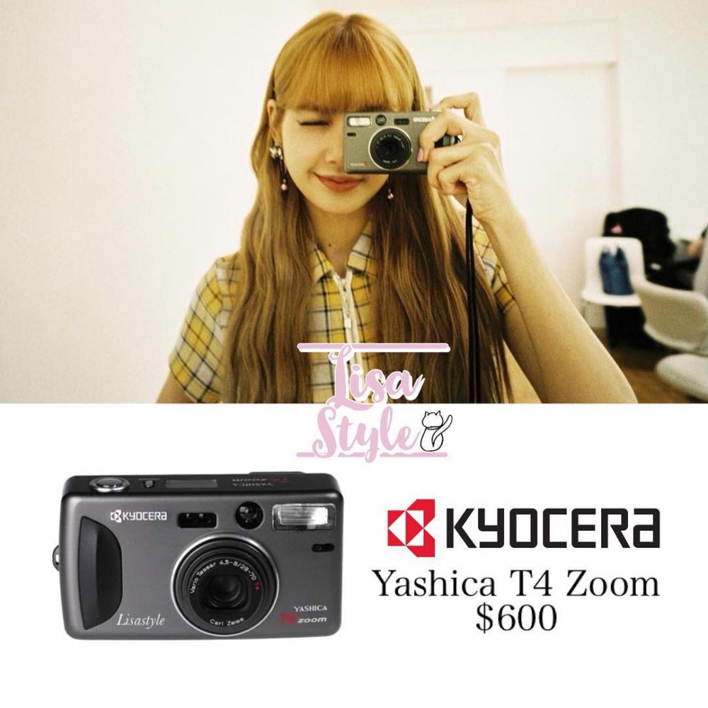 10 Koleksi kamera Lisa Blackpink, ada yang cuma Rp 2 juta