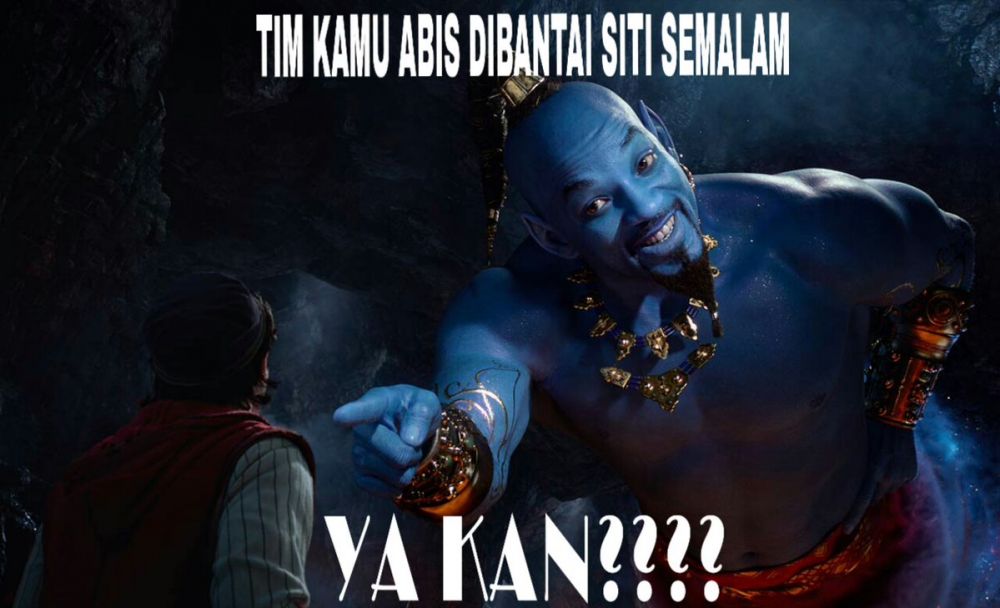 10 Meme lucu Will Smith saat jadi jin di film Aladdin