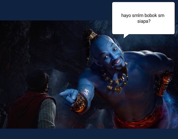 10 Meme lucu Will Smith saat jadi jin di film Aladdin