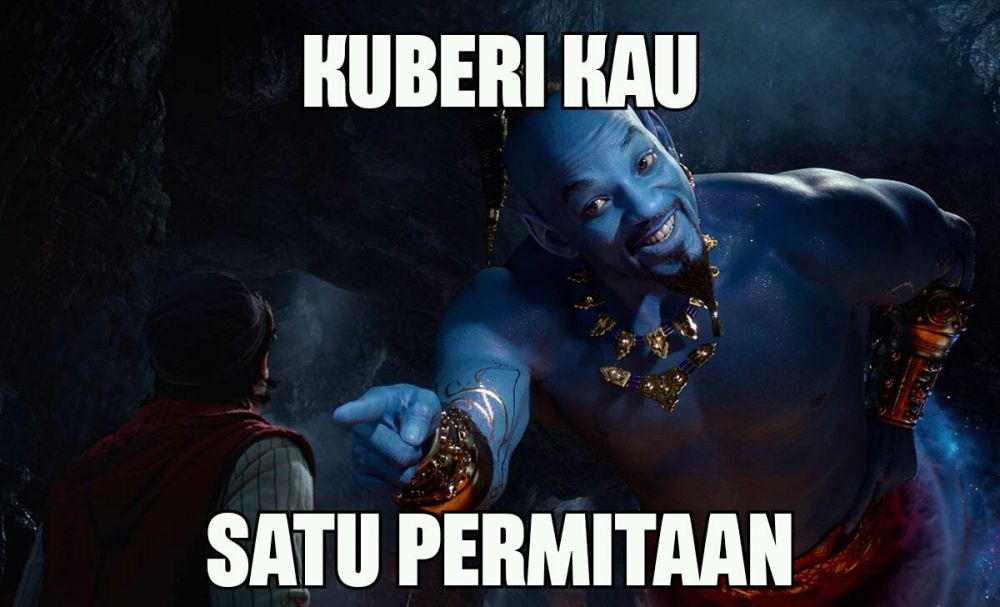 10 Meme lucu Will Smith saat jadi jin di film Aladdin