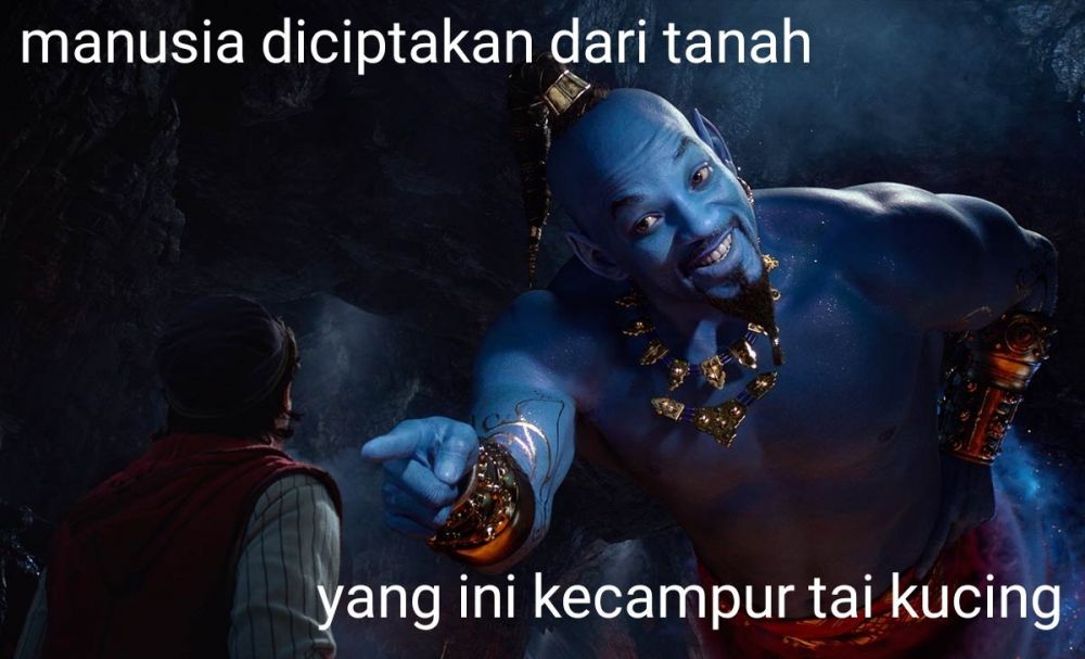 10 Meme lucu Will Smith saat jadi jin di film Aladdin