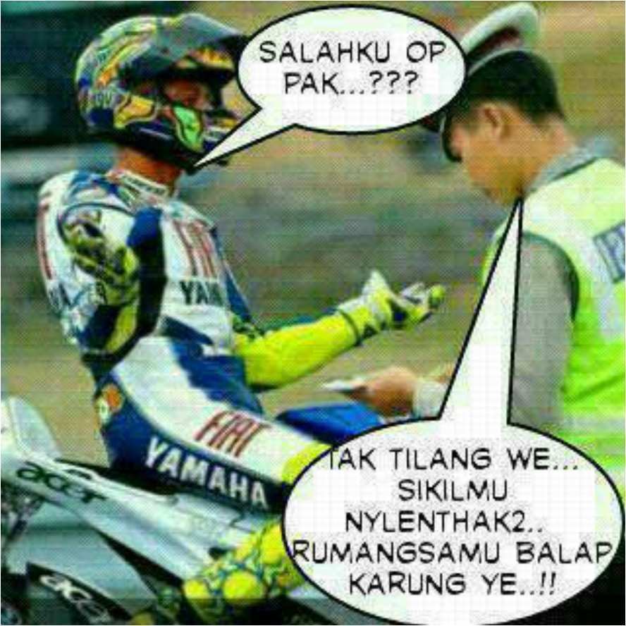 13 Foto editan lucu jika balapan MotoGP ada di Indonesia