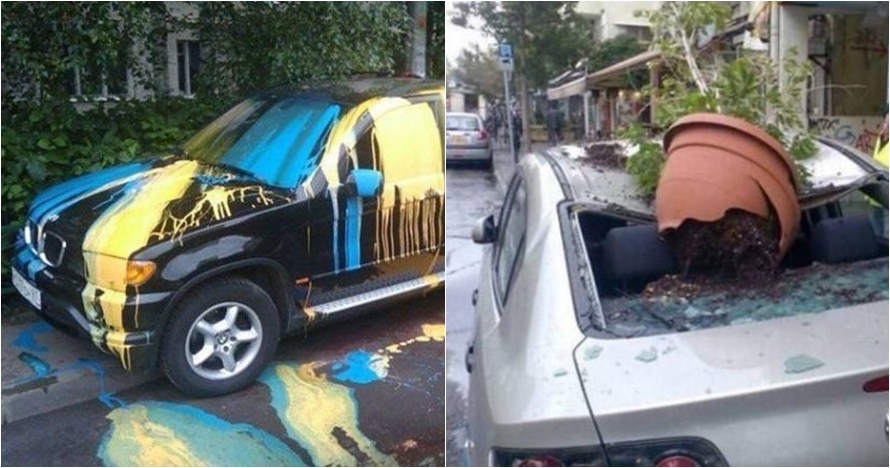 20 Hukuman karena parkir sembarangan ini dijamin bikin kapok