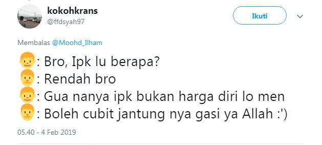 10 Cuitan lucu tanya IPK ini bikin mahasiswa auto ngegas