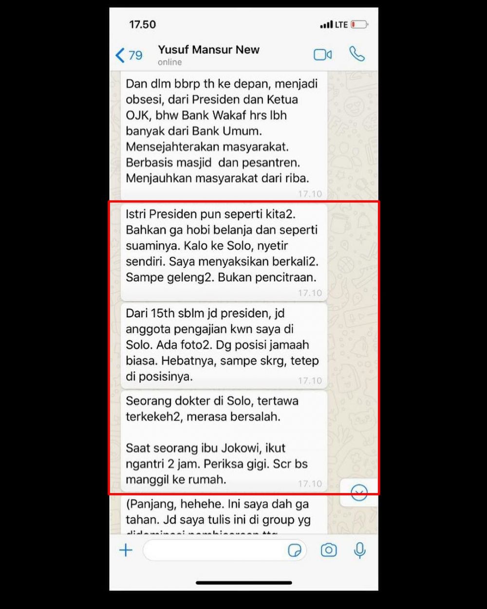 9 Alasan Yusuf Mansur mendukung Jokowi di Pilpres 2019