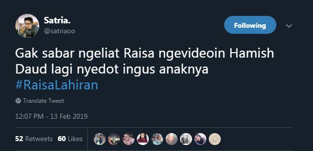 12 Cuitan lucu 'Raisa Lahiran' ini bikin ingat kenangan masa kecil