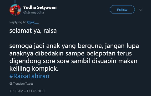 12 Cuitan lucu 'Raisa Lahiran' ini bikin ingat kenangan masa kecil