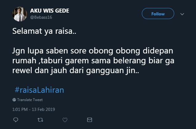 12 Cuitan lucu 'Raisa Lahiran' ini bikin ingat kenangan masa kecil