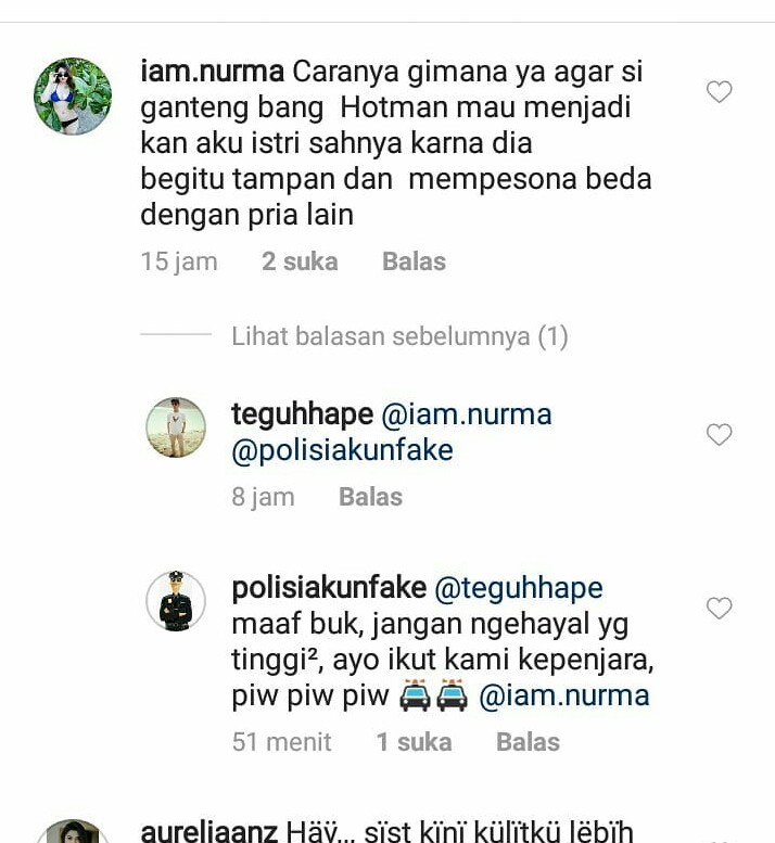 10 Polisi online fiktif ini suka mencyduk netizen berkomentar asal