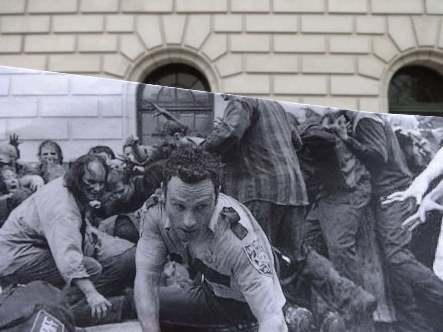 20 Karya foto cocokkan cuplikan adegan & lokasi asli di film