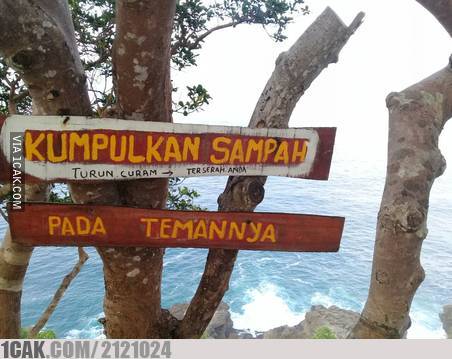 12 Pengumuman ini kalimatnya nggak selesai, bikin mikir keras