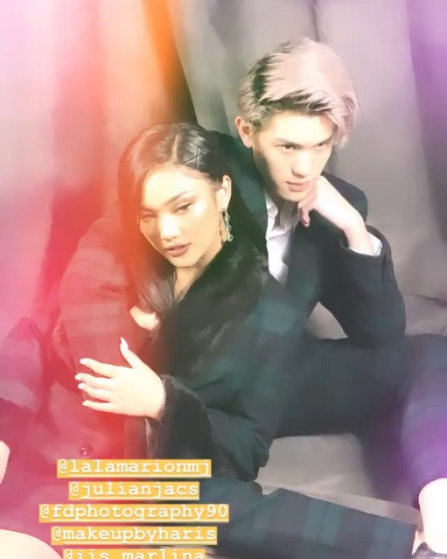 10 Gaya mesra Marion Jola & Julian saat pemotretan, bak prewedding