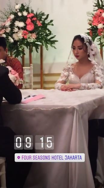 10 Momen pernikahan Bella Luna & Nana, penuh kebahagiaan