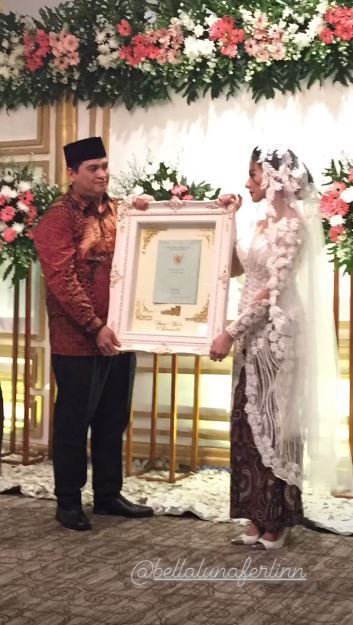 10 Momen pernikahan Bella Luna & Nana, penuh kebahagiaan