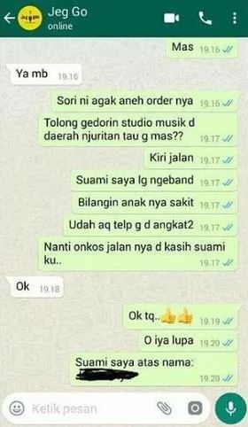 11 Kisah driver ojek online dapat orderan yang aneh-aneh