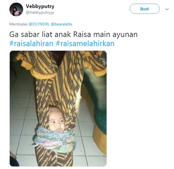15 Cuitan lucu 'aktivitas Raisa jadi ibu' ini bikin ngakak