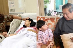 Momen SBY dan cucu jaga Ani Yudhoyono, penuh kehangatan