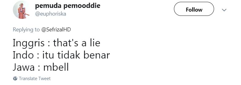 10 Cuitan lucu ini buktikan bahwa bahasa Jawa itu simpel