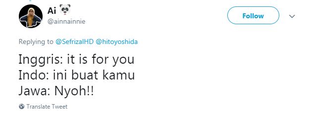 10 Cuitan lucu ini buktikan bahwa bahasa Jawa itu simpel