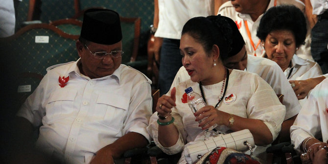 Beredar video Titiek semangati Prabowo jelang debat, ini ucapannya