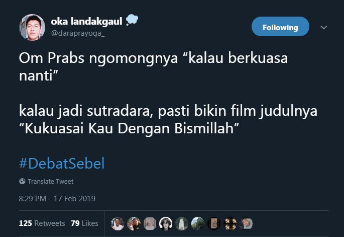 13 Cuitan lucu 'Debat Sebel Pilpres' ini kocaknya bikin nyengir
