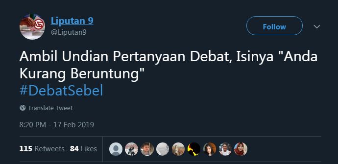 13 Cuitan lucu 'Debat Sebel Pilpres' ini kocaknya bikin nyengir