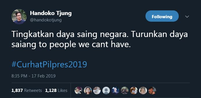 15 Cuitan lucu 'curhat ala debat capres' ini bikin auto baper