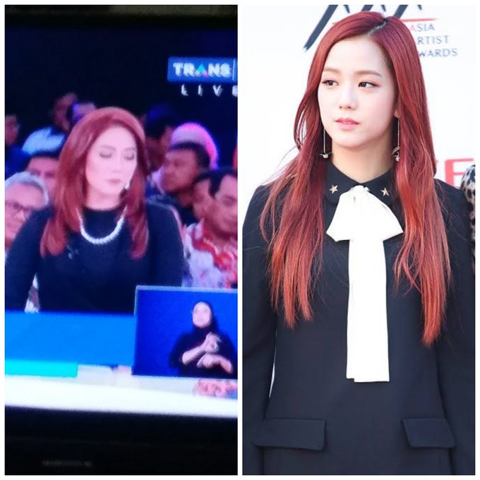 6 Gaya Anisha Dasuki di debat capres, disebut mirip Jisoo Blackpink